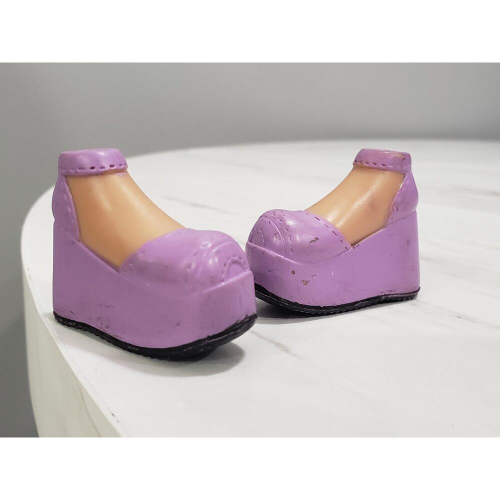 Vintage Bratz Doll‎ Light Purple Lavender Wedge Sandals - Yasmin- First Edition